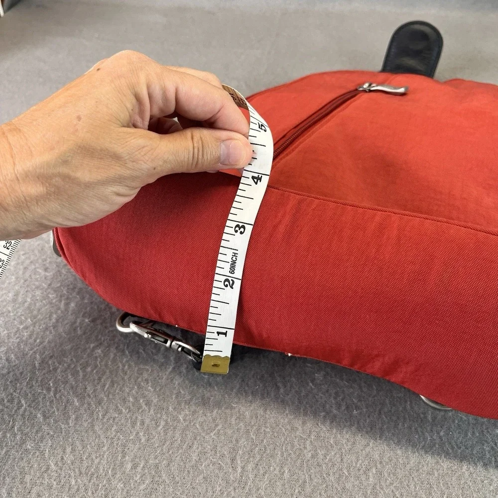 Baggallini Metro Convertible Backpack Nylon Rusty Red